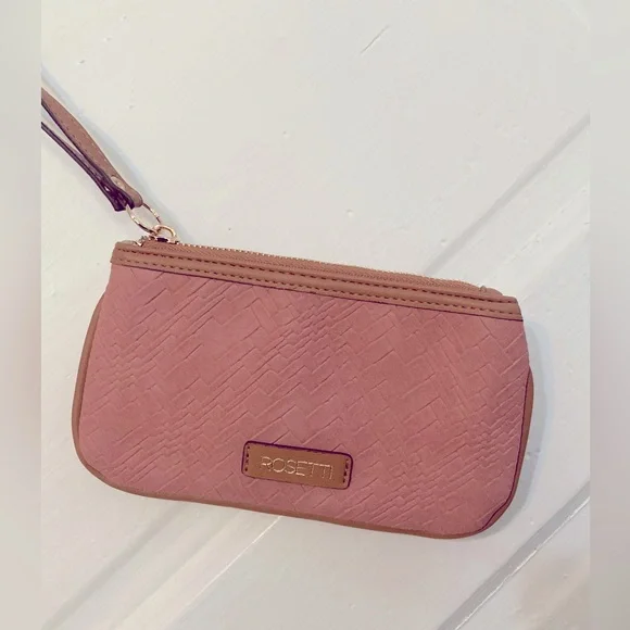Pink Rosetti Wristlet Wallet - Picture 1 of 10